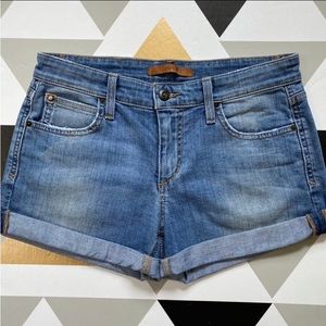 Joe's Jean Lottie Roll Up Denim Jean Short 26